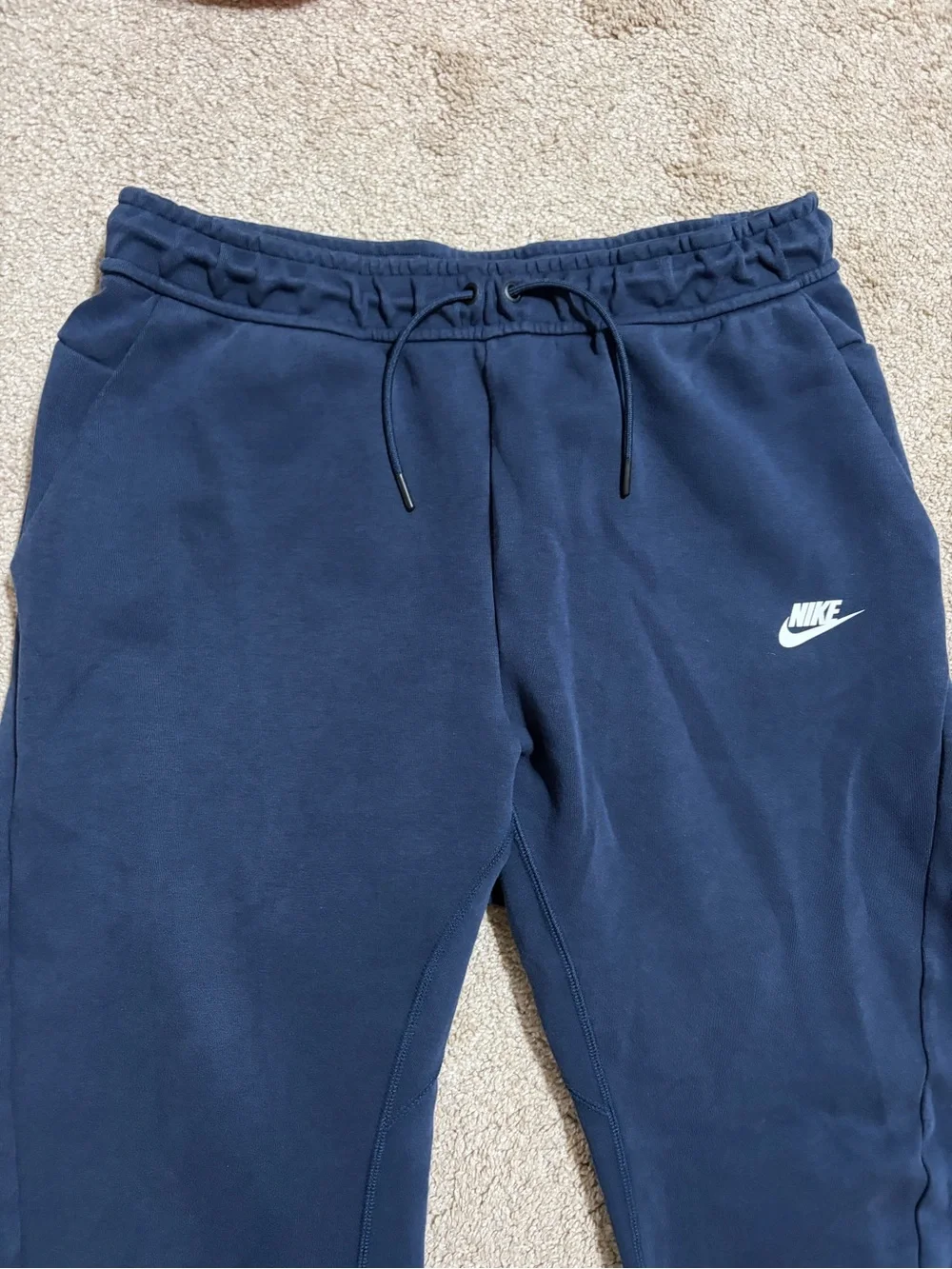 Nike Sportswear Tech Fleece Jogger Sweatpants Women's Barrel Blue Pants SZ Large